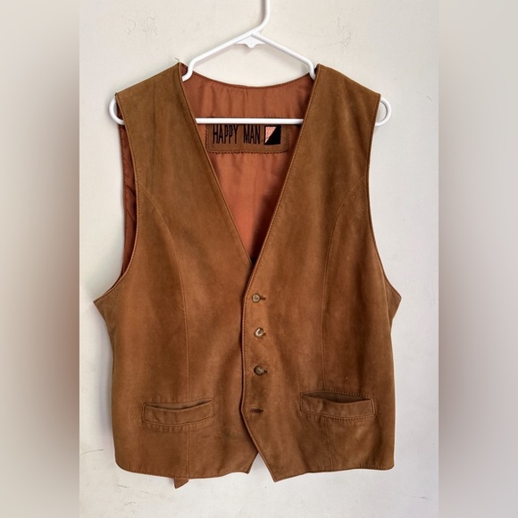 Brown Suede Vest - Picture 1 of 5